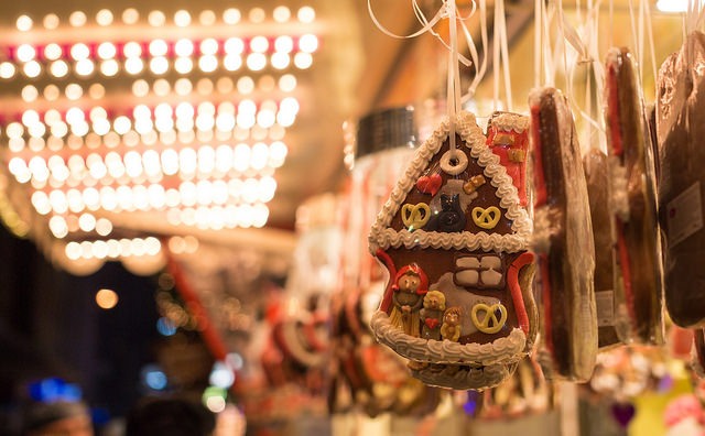 Gingerbread Christmas Decoration at Christmas Market