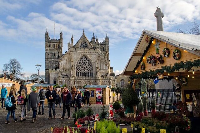 Exeter Cathedral Christmas market