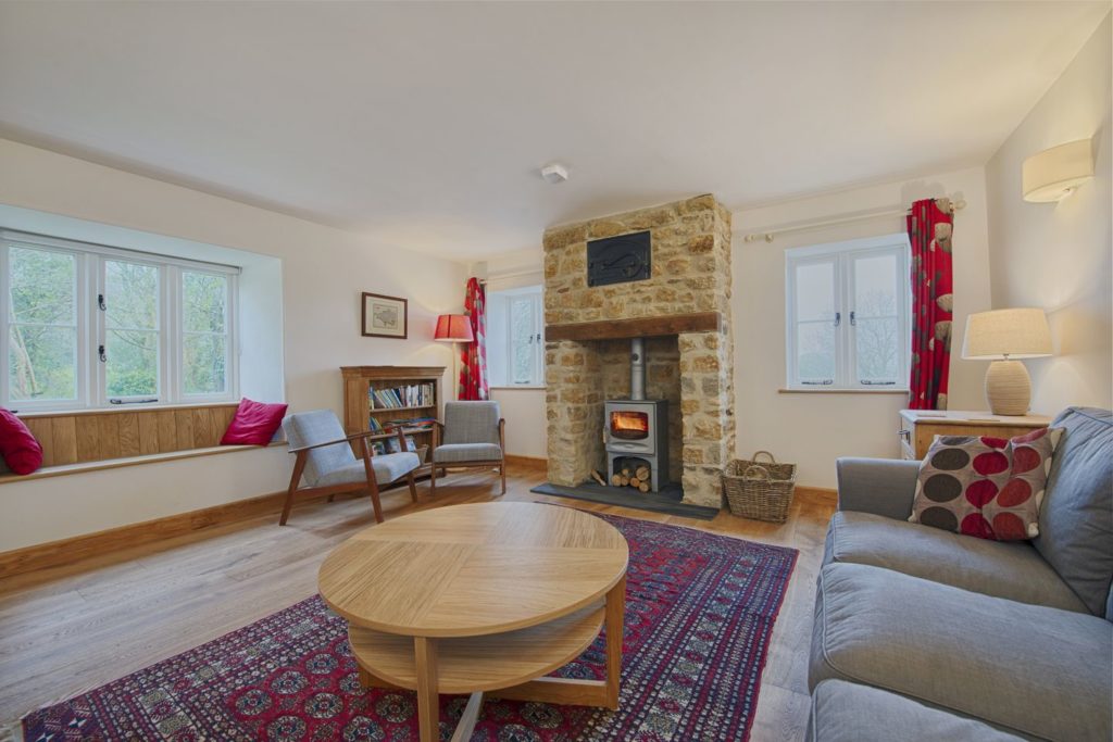 Lounge Area in Marles Farmhouse