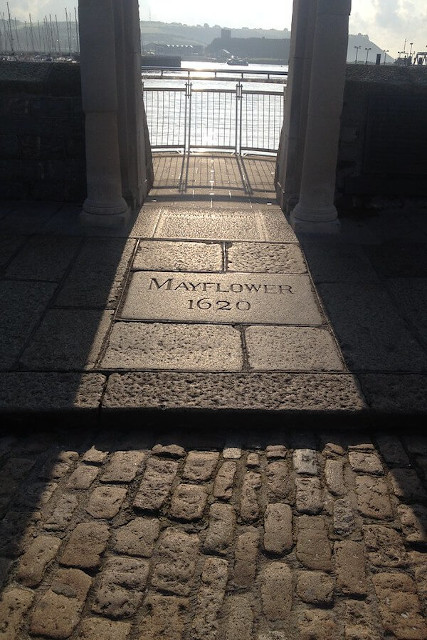 Steps the Pilgrims made on to the Mayflower in 1620