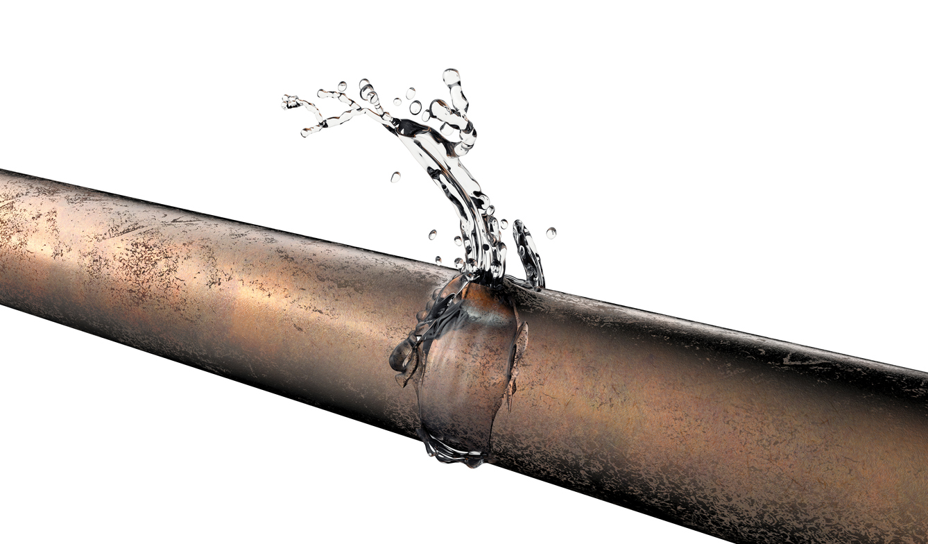 Burst pipes at your holiday home