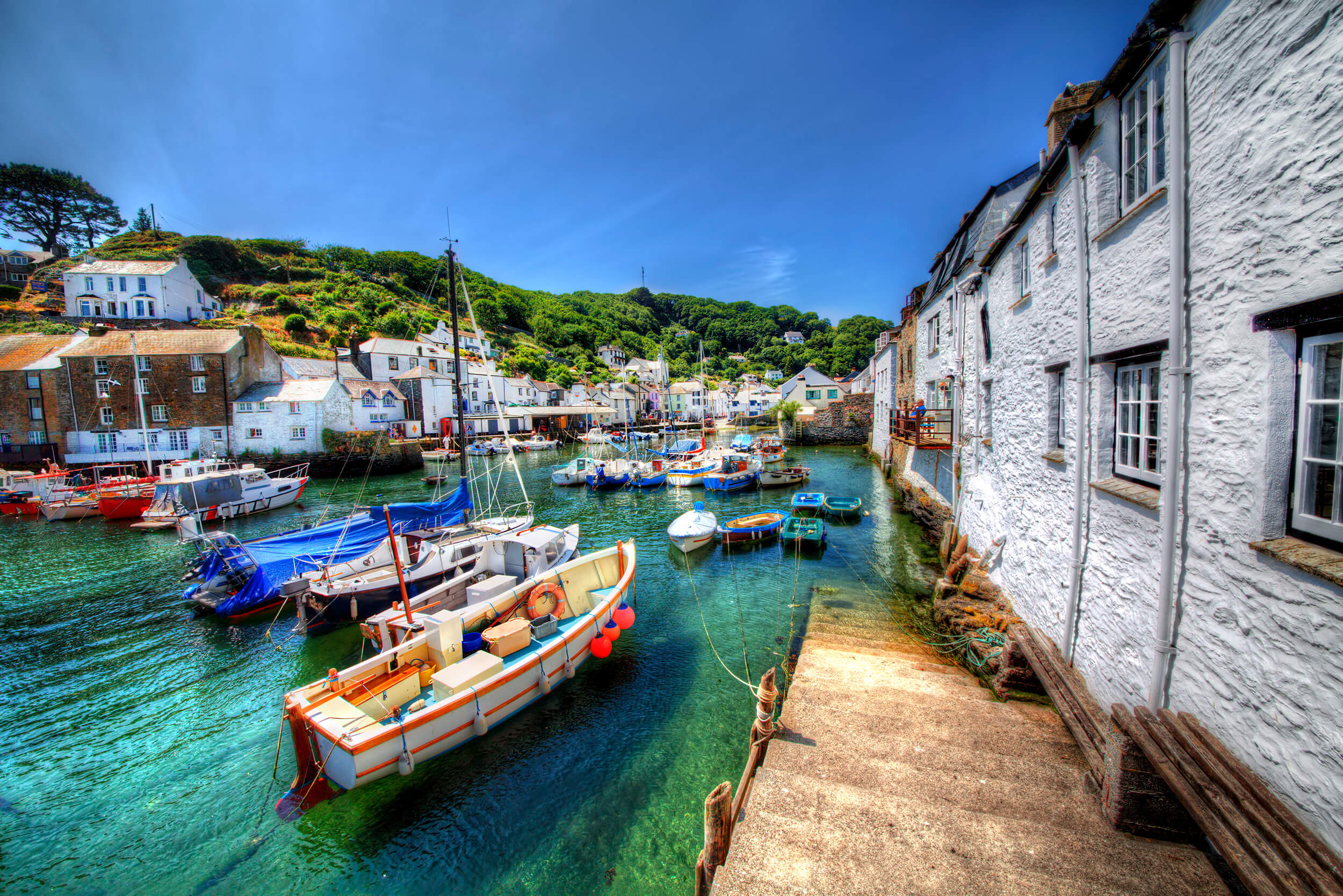 Polperro in the sunshine