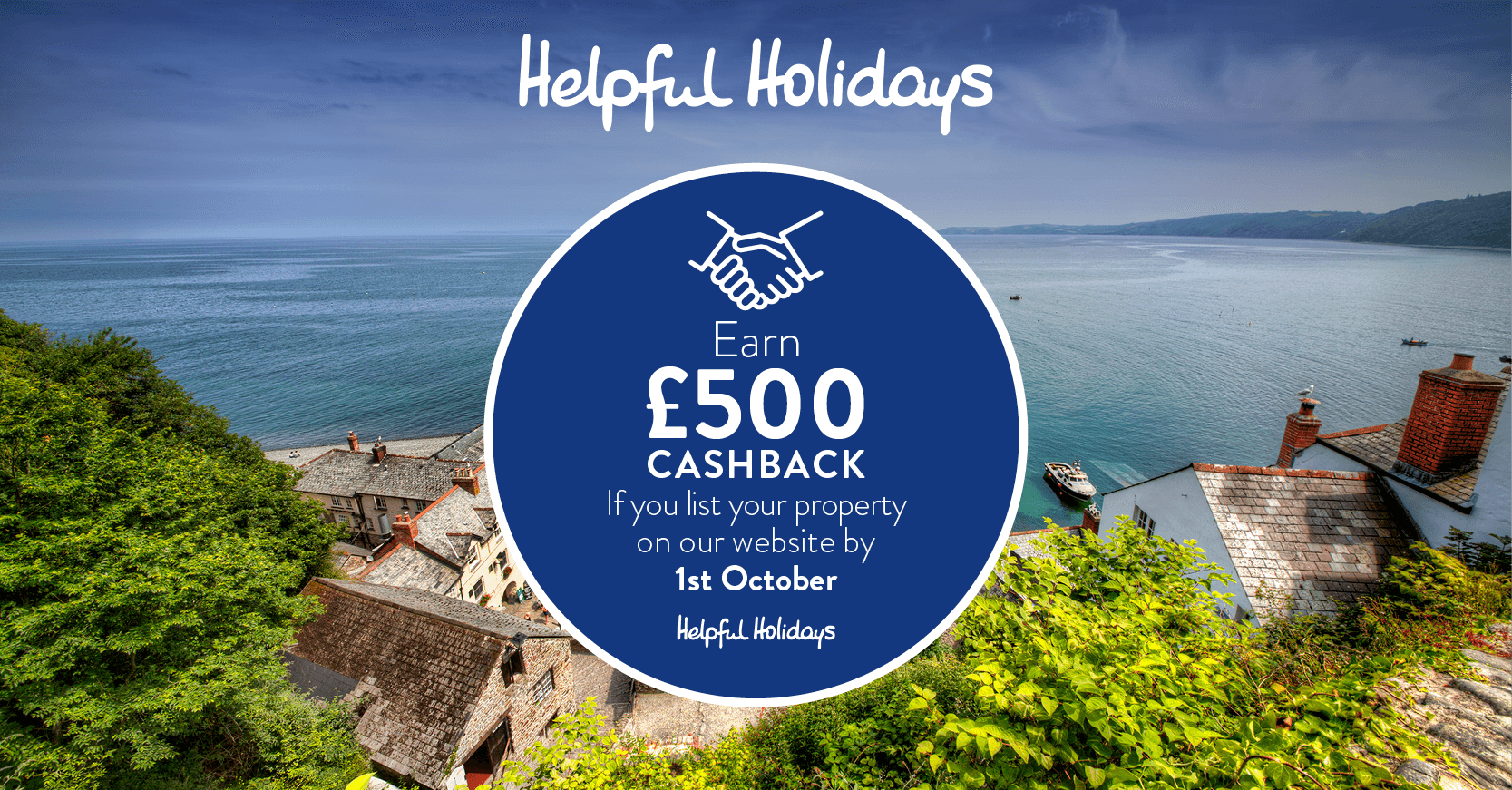 Helpful Holidays £500 cashback owner offer