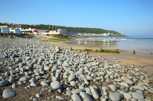 Westward Ho! pebbled beach