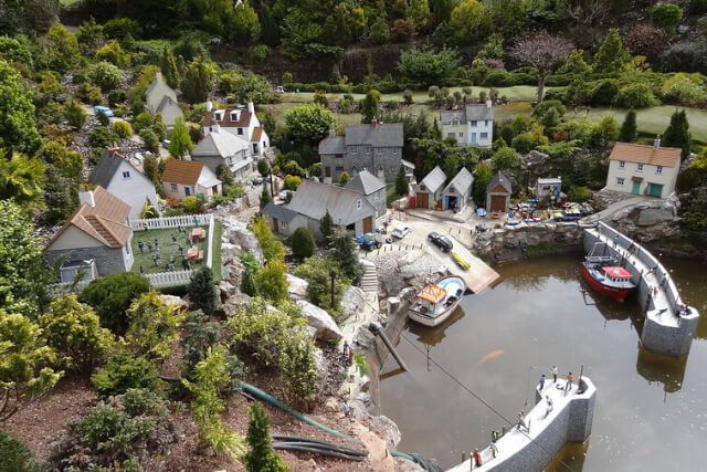 Babbacombe Model Village in Torquay, Devon. A popular Torquay attraction.