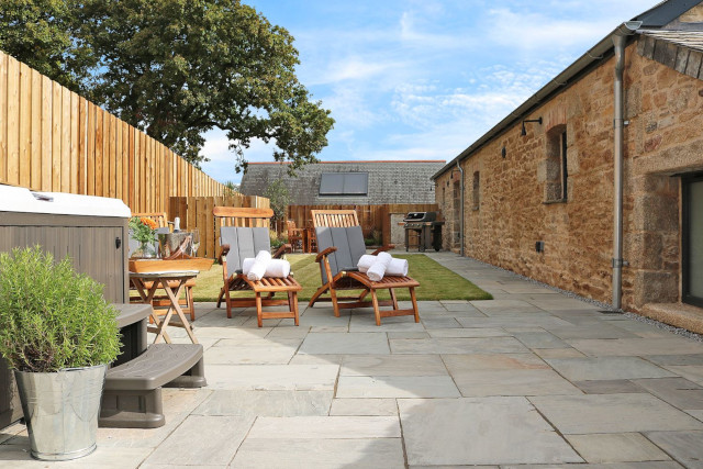 Holiday cottage patio