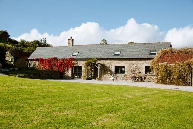 Higher Weddicott Barn in Chagford, Devon.