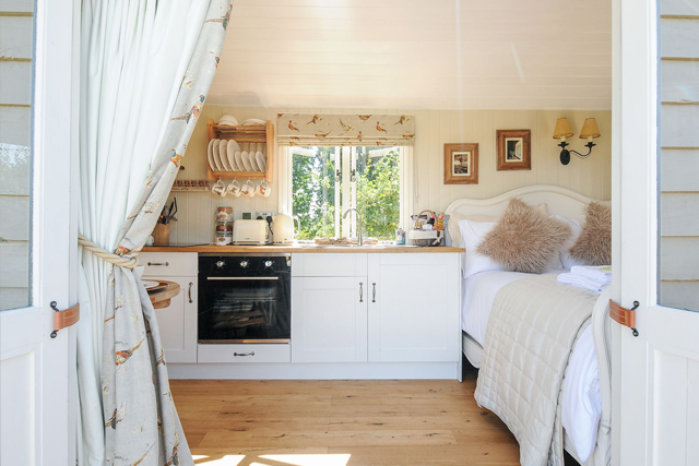 Glamping business interior decor