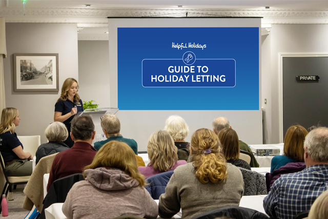Presentation at Helpful Holidays Guide to Holiday Letting Event