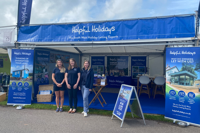 The Helpful Holidays team at Devon County Show 2024