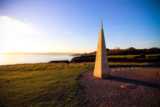 Sunrise over Orcombe Point, Exmouth