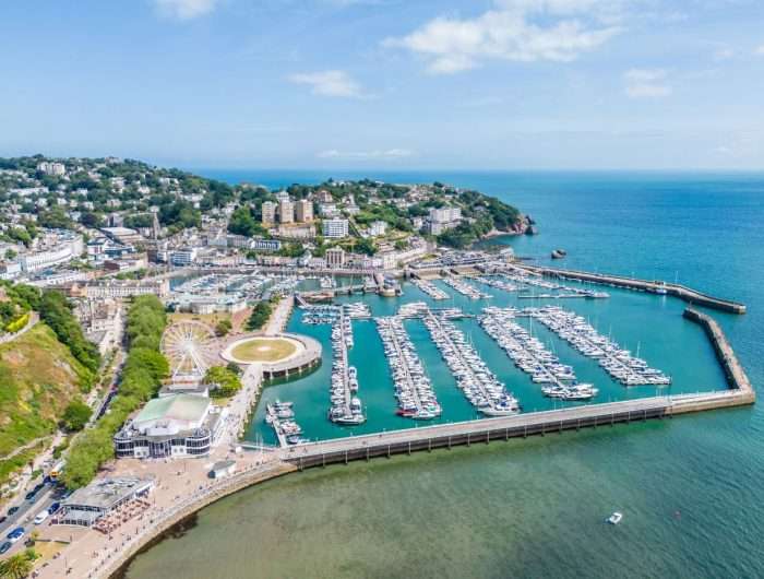 Torquay harbour in the sunshine
