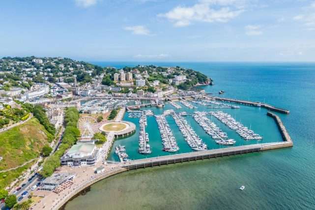 Torquay harbour in the sunshine